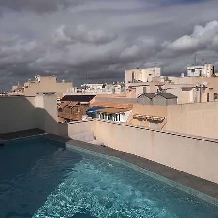 Apartment Boho With Rooftop Pool