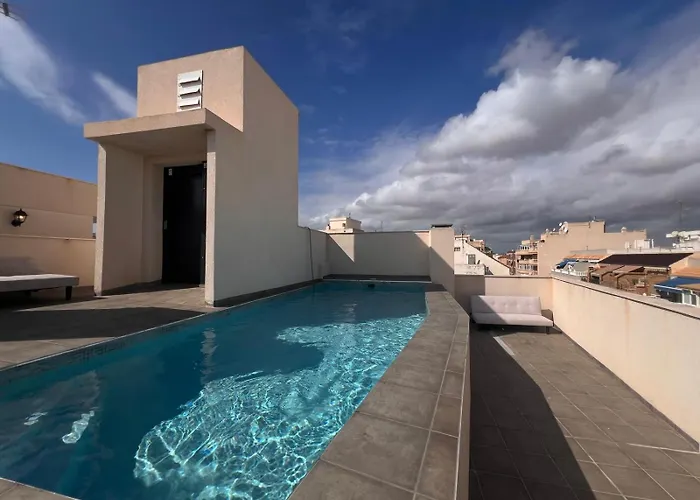 Boho With Rooftop Pool Apartment Torrevieja